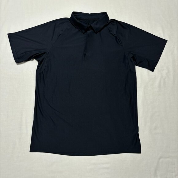 lululemon athletica Other - Lululemon Mens Stretch Golf Polo Short Sleeve Polo Classic Navy Blue Large